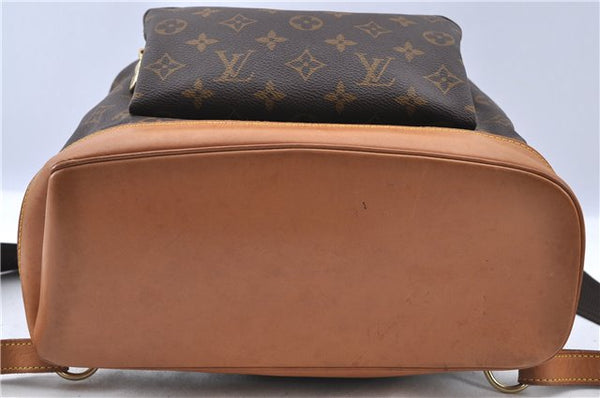 Authentic LOUIS VUITTON Monogram Montsouris GM Backpack M51135 LV H8001