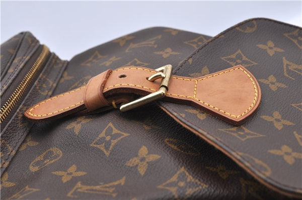 Authentic LOUIS VUITTON Monogram Montsouris GM Backpack M51135 LV H8001