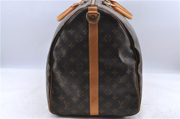 Auth LOUIS VUITTON Monogram Keepall Bandouliere 60 Boston Bag M41412 LV H8002