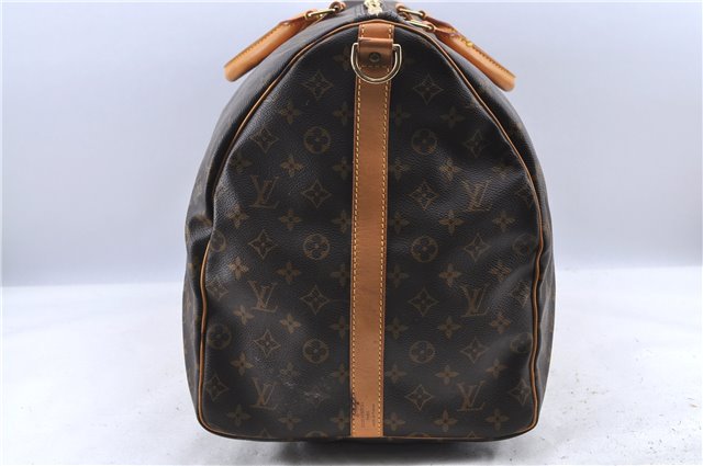 Auth LOUIS VUITTON Monogram Keepall Bandouliere 60 Boston Bag M41412 LV H8002