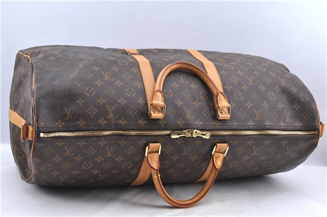 Auth LOUIS VUITTON Monogram Keepall Bandouliere 60 Boston Bag M41412 LV H8002