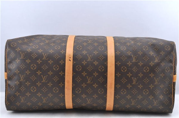 Auth LOUIS VUITTON Monogram Keepall Bandouliere 60 Boston Bag M41412 LV H8002