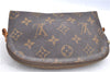 Authentic LOUIS VUITTON Monogram Pochette Cosmetic Pouch M47515 LV Junk H8007