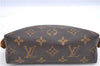 Authentic LOUIS VUITTON Monogram Pochette Cosmetic Pouch M47515 LV Junk H8007