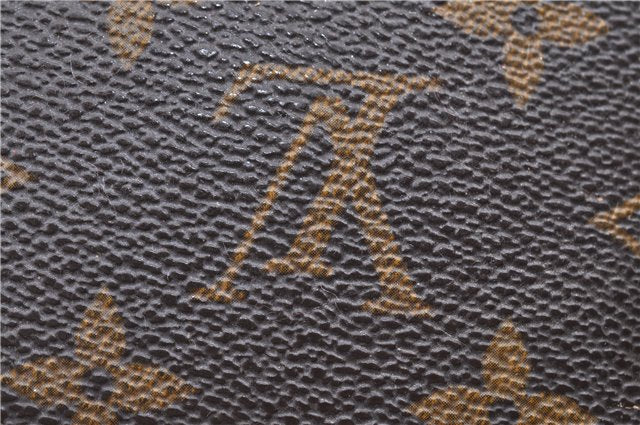 Authentic LOUIS VUITTON Monogram Pochette Cosmetic Pouch M47515 LV Junk H8007