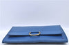 Authentic LOUIS VUITTON Epi Iena 32 Clutch Bag Blue M52715 LV H8011