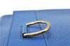 Authentic LOUIS VUITTON Epi Iena 32 Clutch Bag Blue M52715 LV H8011