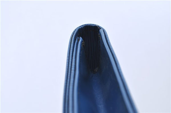 Authentic LOUIS VUITTON Epi Iena 32 Clutch Bag Blue M52715 LV H8011