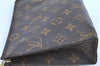 Auth LOUIS VUITTON Monogram Poche Toilette 19 Cosmetics Pouch M47544 Junk H8013