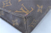 Auth LOUIS VUITTON Monogram Poche Toilette 19 Cosmetics Pouch M47544 Junk H8013