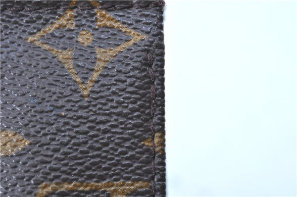 Auth LOUIS VUITTON Monogram Poche Toilette 19 Cosmetics Pouch M47544 Junk H8013