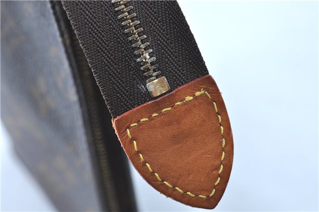Auth LOUIS VUITTON Monogram Poche Toilette 19 Cosmetics Pouch M47544 Junk H8013