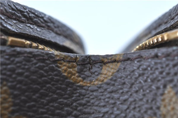 Auth LOUIS VUITTON Monogram Poche Toilette 19 Cosmetics Pouch M47544 Junk H8013