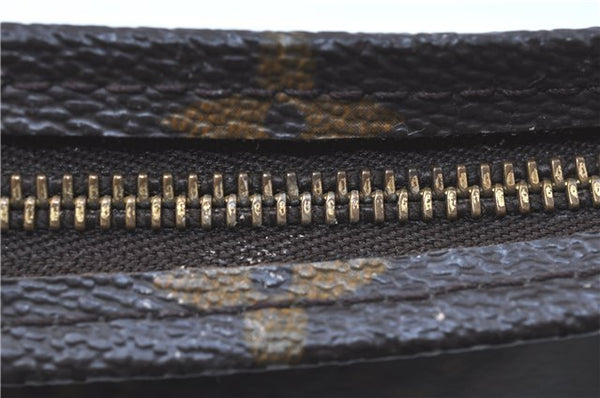 Auth LOUIS VUITTON Monogram Poche Toilette 19 Cosmetics Pouch M47544 Junk H8013