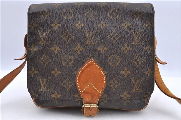 Auth LOUIS VUITTON Monogram Cartouchiere PM Shoulder Cross Bag M51254 LV H8019