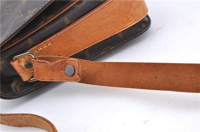 Auth LOUIS VUITTON Monogram Cartouchiere PM Shoulder Cross Bag M51254 LV H8019