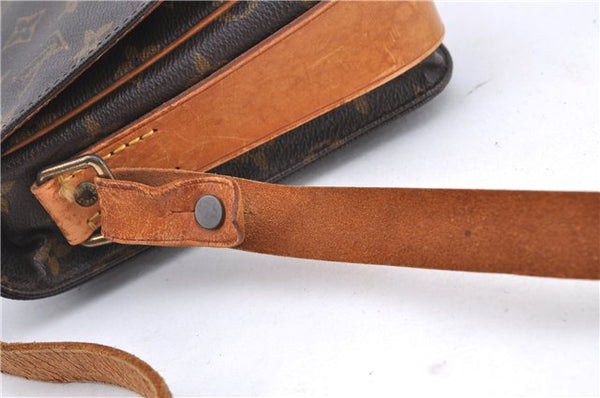 Auth LOUIS VUITTON Monogram Cartouchiere PM Shoulder Cross Bag M51254 LV H8019