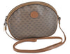 Authentic GUCCI Micro GG PVC Leather Shoulder Cross Body Bag Purse Brown H8022