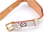 Auth LOUIS VUITTON Monogram Multicolor Bracelet Porto Adrdess M92594 White H8026