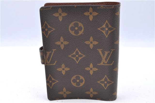 Authentic LOUIS VUITTON Monogram Agenda PM Day Planner Cover R20005 LV H8031