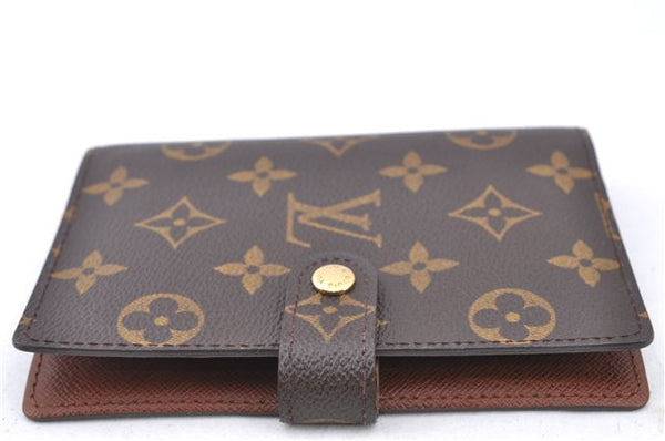 Authentic LOUIS VUITTON Monogram Agenda PM Day Planner Cover R20005 LV H8031