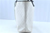 Authentic GUCCI Joy Line Shoulder Tote Bag GG PVC Leather 257245 White H8032