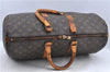 Authentic LOUIS VUITTON Monogram Keepall 45 Boston Bag M41428 LV Junk H8035