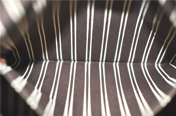 Authentic LOUIS VUITTON Antigua Cabas MM Tote Bag White Brown M40036 LV H8041