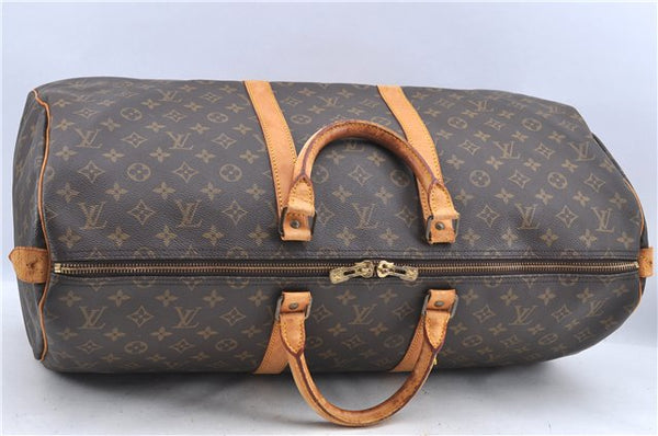 Authentic LOUIS VUITTON Monogram Keepall 55 Boston Bag M41424 LV H8042