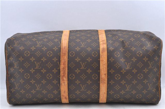 Authentic LOUIS VUITTON Monogram Keepall 55 Boston Bag M41424 LV H8042