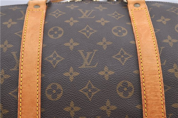Authentic LOUIS VUITTON Monogram Keepall 55 Boston Bag M41424 LV H8042