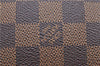 Authentic LOUIS VUITTON Damier Pochette Cosmetic Pouch N47516 LV H8043