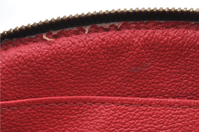 Authentic LOUIS VUITTON Damier Pochette Cosmetic Pouch N47516 LV H8043