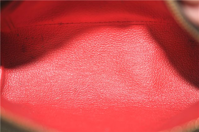 Authentic LOUIS VUITTON Damier Pochette Cosmetic Pouch N47516 LV H8043