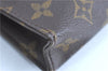 Auth LOUIS VUITTON Monogram Poche Toilette 15 Cosmetics Pouch M47546 LV H8045