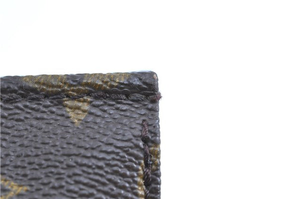 Auth LOUIS VUITTON Monogram Poche Toilette 15 Cosmetics Pouch M47546 LV H8045