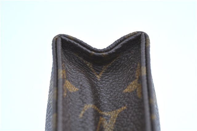 Auth LOUIS VUITTON Monogram Poche Toilette 15 Cosmetics Pouch M47546 LV H8045