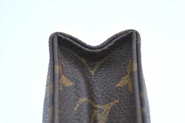 Auth LOUIS VUITTON Monogram Poche Toilette 15 Cosmetics Pouch M47546 LV H8045
