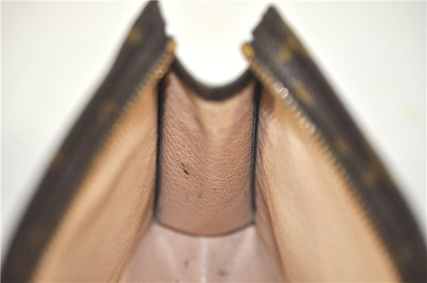 Auth LOUIS VUITTON Monogram Poche Toilette 15 Cosmetics Pouch M47546 LV H8045