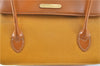 Authentic Burberrys Vintage Leather Hand Bag Yellow H8056