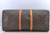 Authentic LOUIS VUITTON Monogram Keepall 55 Boston Bag M41424 LV H8069