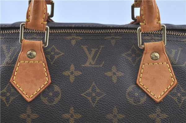 Authentic LOUIS VUITTON Monogram Speedy 40 Hand Bag M41522 LV H8072