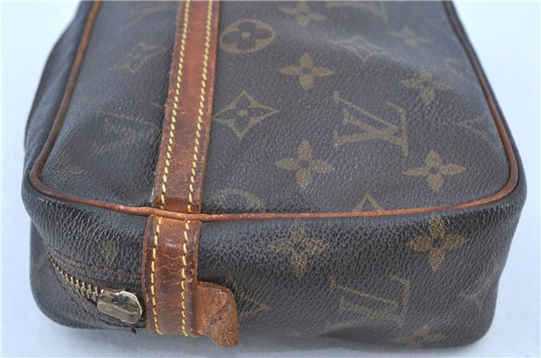 Auth LOUIS VUITTON Monogram Compiegne 23 Clutch Hand Bag M51847 Junk H8075