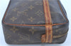Auth LOUIS VUITTON Monogram Compiegne 23 Clutch Hand Bag M51847 Junk H8075