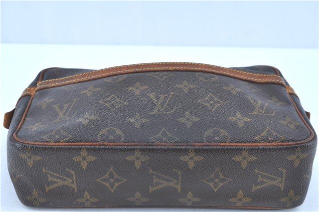 Auth LOUIS VUITTON Monogram Compiegne 23 Clutch Hand Bag M51847 Junk H8075