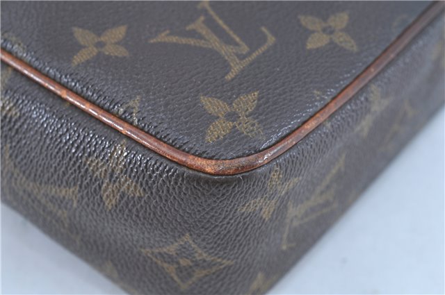 Auth LOUIS VUITTON Monogram Compiegne 23 Clutch Hand Bag M51847 Junk H8075