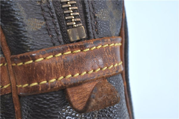 Auth LOUIS VUITTON Monogram Compiegne 23 Clutch Hand Bag M51847 Junk H8075