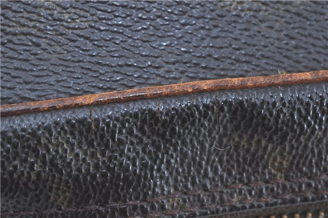 Auth LOUIS VUITTON Monogram Compiegne 23 Clutch Hand Bag M51847 Junk H8075