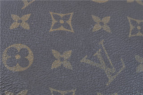 Auth LOUIS VUITTON Monogram Compiegne 23 Clutch Hand Bag M51847 Junk H8075