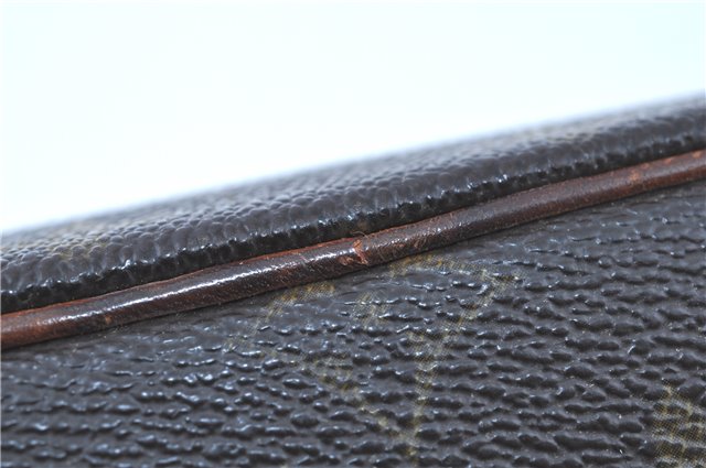 Auth LOUIS VUITTON Monogram Compiegne 23 Clutch Hand Bag M51847 Junk H8075